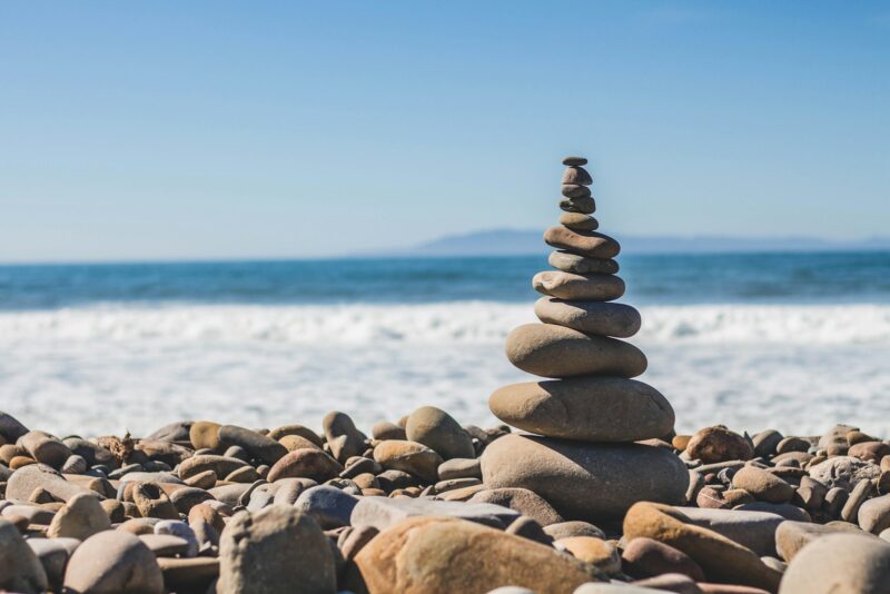 stack rock on seashore: mental health strategies for support