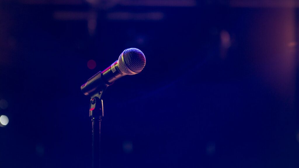 black and gray microphone on black stand, leadership soundbites