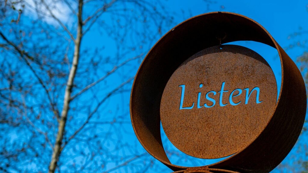 brown and white wooden round frame